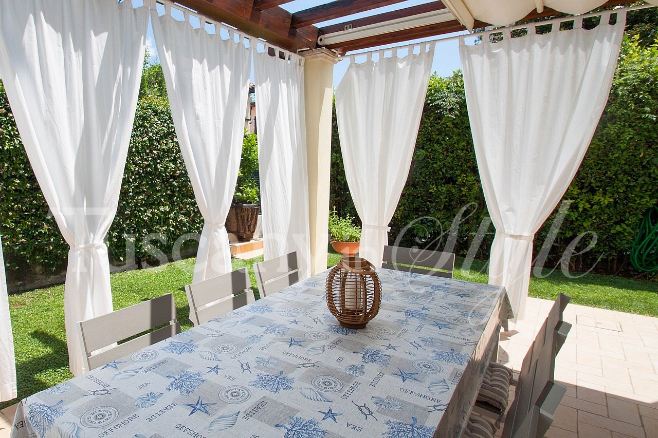 Villa Fiumetto-Semi detached villa with garden and private parking-1