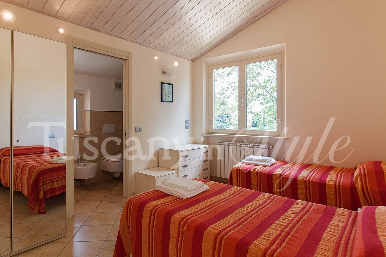 Villa Fiumetto-Semi detached villa with garden and private parking-4