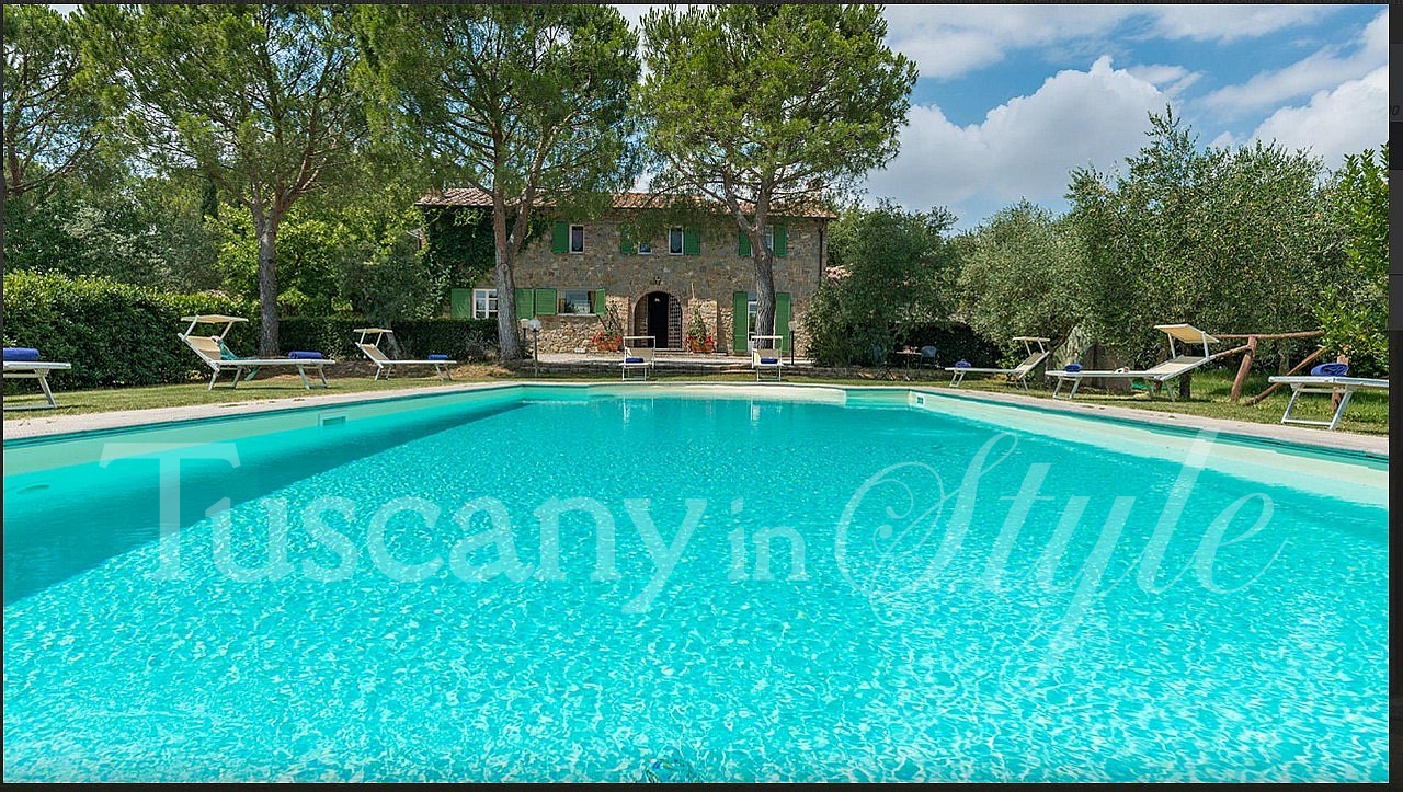  Cortona-Natural stone Farmhouse with private pool and land-0