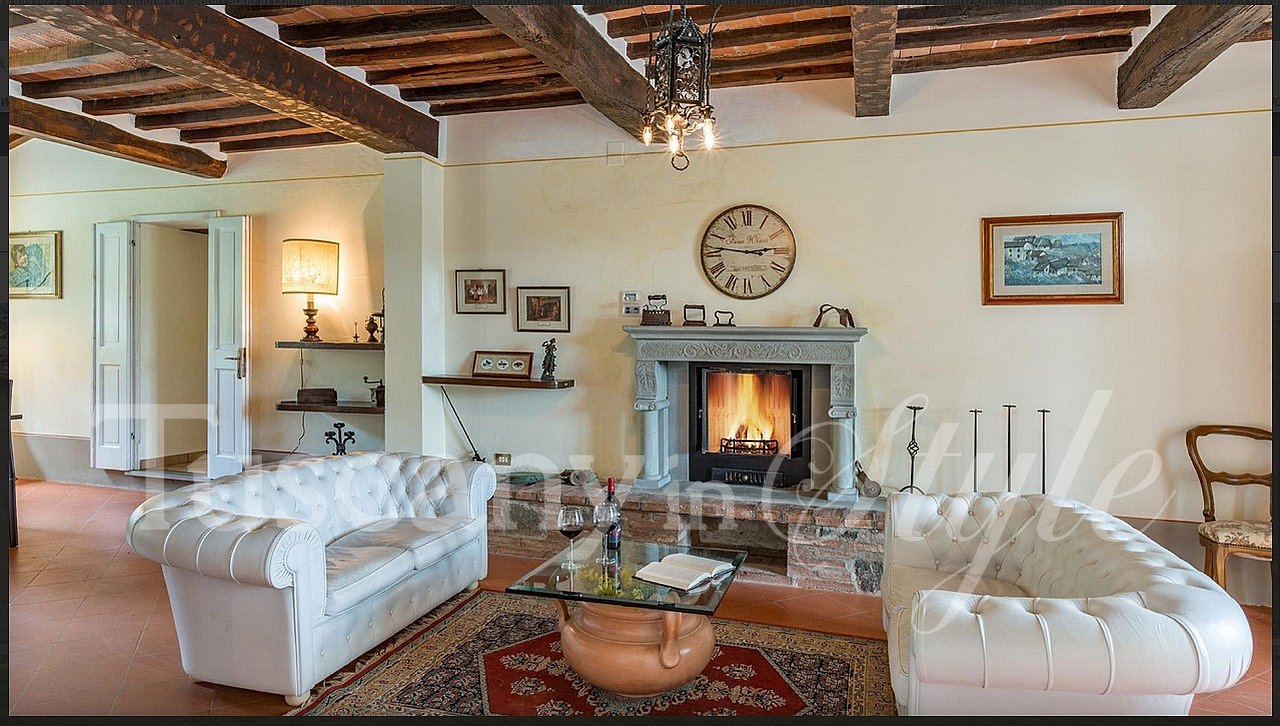  Cortona-Natural stone Farmhouse with private pool and land-8