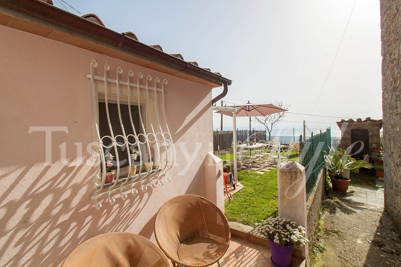  Capriglia-Hamlet home with sea view garden-13